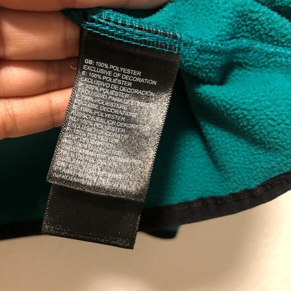 NO offers the north face jacket medium m teal blue green thin hooded pockets 1 - Picture 6 of 12